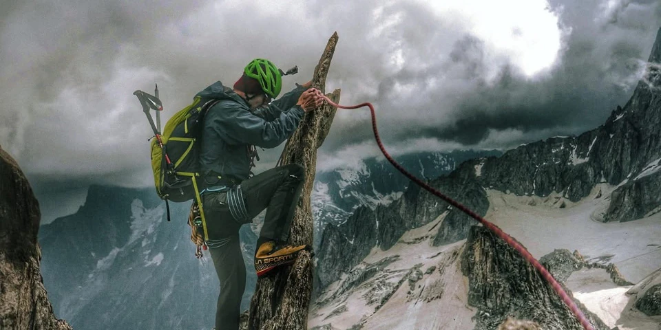 Duncan in the mountains